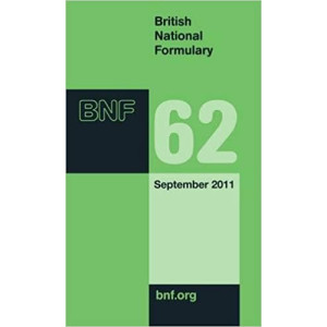 British National Formulary (BNF) 62 Paperback – 21 September 2011 by Joint Formulary Committee 