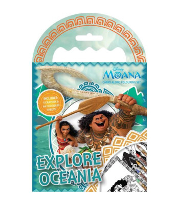 Moana Carry Along Colouring Set