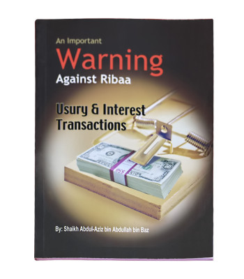 An Important Warning Against Ribaa by Shaikh Abdul-Aziz bin Abdullah bin Baz - Paperback