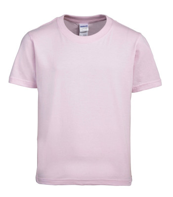 Light Pink Gildan Kids Soft Style Ringspun Short Sleet T-Shirt