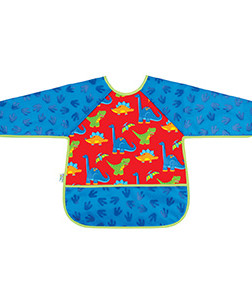 Long Sleeve Craft Aprons- Dino