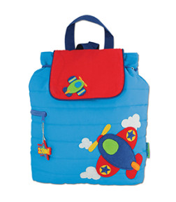 Quilted Backpack Airplane