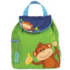 Quilted Backpack Monkey Boy