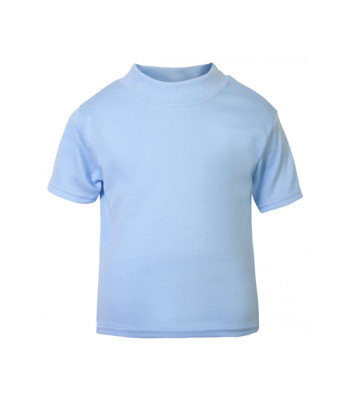 Baby Blue Unbranded Short Sleeve T-Shirt