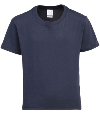 Navy Gildan Kids Soft Style Ringspun Short Sleeve T-Shirt